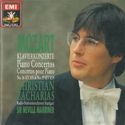 CHRISTIAN ZACHARIAS / クリスティアン・ツァハリアス / MOZART: PIANO CONCERTOS 16 & 19