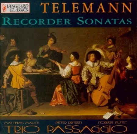 未開封CD　Rebel: Tombeau, Sonates en trio TELEMANN: RECORDER SONATAS/TRIO PASSAGGIO/トリオ・パッサジオ