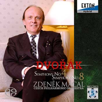 ZDENEK MACAL / ズデニェク・マーツァル / ドヴォルザーク: 交響曲第4番 & 第8番