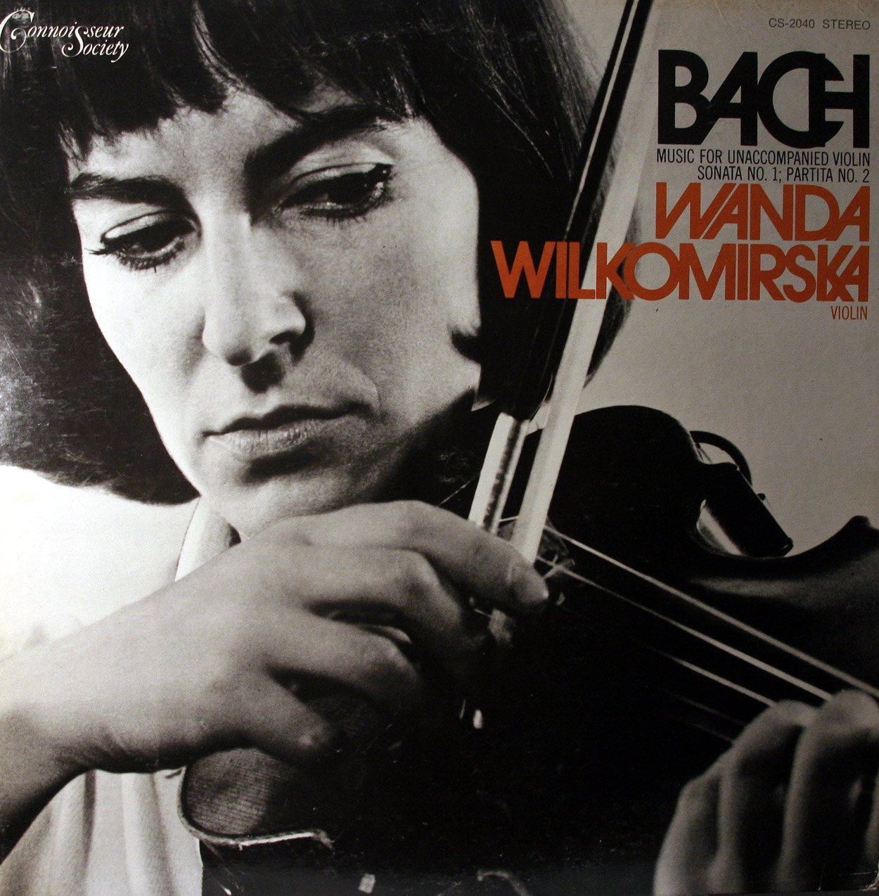WANDA WILKOMIRSKA / ワンダ・ウィウコミルスカ / バッハ: 無伴奏ヴァイオリンのためのソナタ第1番 & パルティータ第2番