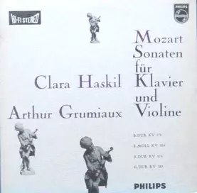 ARTHUR GRUMIAUX / アルテュール・グリュミオー / MOZART: VIOLIN SONATAS