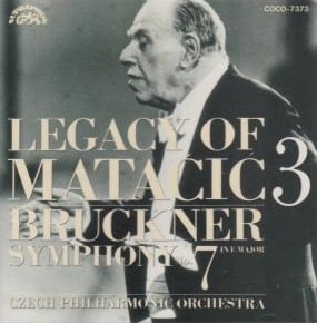 LOVRO VON MATACIC / ロヴロ・フォン・マタチッチ / ブルックナー: 交響曲第7番