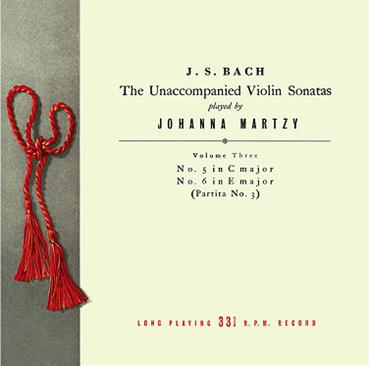JOHANNA MARTZY / ヨハンナ・マルツィ / BACH:SONATAS&PARTITAS FOR SOLO VIOLIN VOL.3(LP/LTD)