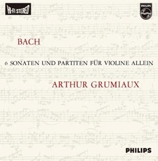 ARTHUR GRUMIAUX / アルテュール・グリュミオー / BACH: SONATAS & PARTITAS FOR SOLO VIOLIN (LP)