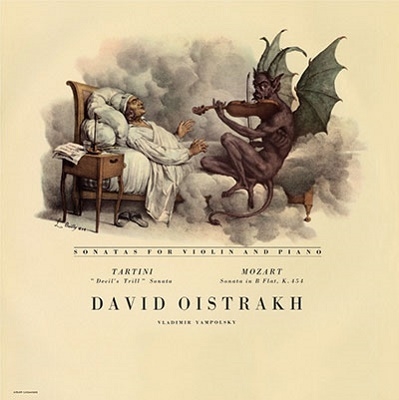 DAVID OISTRAKH / ダヴィド・オイストラフ / TARTINI: DEVIL'S TRILL / MOZART: VIOLIN SONATA K454 (LP)
