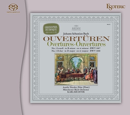 KARL RICHTER / カール・リヒター / BACH: OVERTURES (ORCHESTRAL SUITES) NOS.2 & 3, ETC / バッハ: 管弦楽組曲 第2番 & 第3番、他 (SACD)