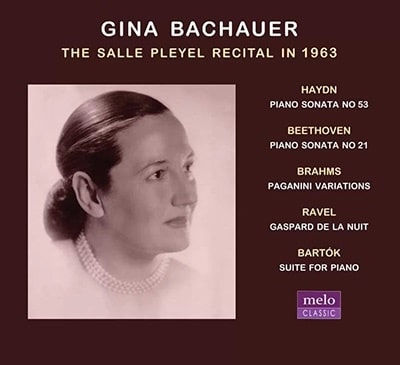 GINA BACHAUER / ジーナ・バッカウアー / THE SALLE PLEYEL RECITAL IN 1963