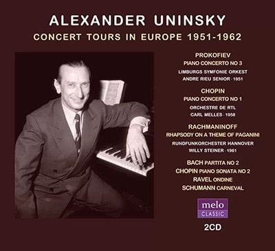 ALEXANDER UNINSKY / アレクサンダー・ウニンスキー / CONCERT TOURS IN EUROPE 1951-1962