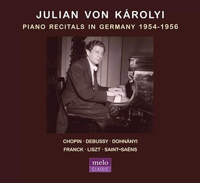 JULIAN VON KAROLYI / ユリアン・フォン・カーロイ / PIANO RECITAL IN GERMANY 1954-1956