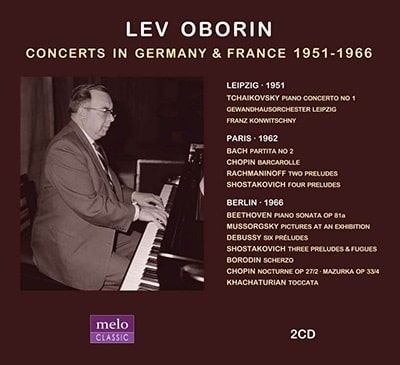 LEV OBORIN / レフ・オボーリン / CONCERTS IN GERMANY&FRANCE 1951-1966