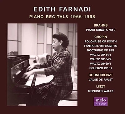 EDITH FARNADI / エディト・ファルナディ / PIANO RECITALS 1966-1968