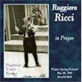 RUGGIERO RICCI / ルッジェーロ・リッチ  / PAGANINI:CAPRICES OP.1 / ルッジェーロ・リッチ・イン・プラハ