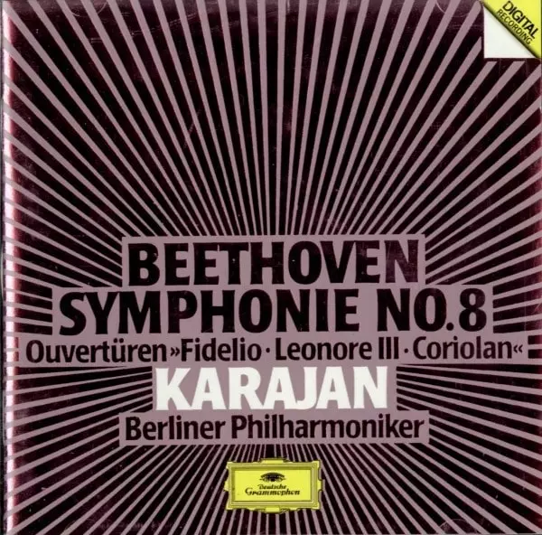 BEETHOVEN: SYMPHONY NO.8 / OVERTURES/HERBERT VON KARAJAN