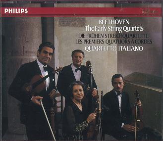 QUARTETTO ITALIANO / イタリア四重奏団 / BEETHOVEN: THE EARLY STRING QUARTETS