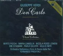 FERNANDO PREVITALI / フェルナンド・プレヴィターリ / VERDI:DON CARLOS