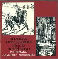 EMANUEL FEUERMANN / エマヌエル・フォイアマン / R.STRAUSS:DON QUIXOTE/BLOCH:SCHELOMO