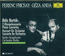 GEZA ANDA / ゲザ・アンダ / BARTOK:PIANO CONCERTO 1-3/CONCERTO FOR ORCHESTRA/RHAPSODY