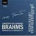 CHRISTOPH VON DOHNANYI / クリストフ・フォン・ドホナーニ / BRAHMS:SYMPHONY NO.2&4
