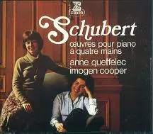 シューベルト:4手のためのピアノ作品集/ANNE QUEFFELEC/アンヌ