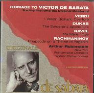 VICTOR DE SABATA / ヴィクトル・デ・サバタ / VERDI:I VESPRI SICILIANI,OVERTURE