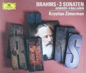 BRAHMS:PIANO SONATAS NO.1-3/KRYSTIAN ZIMERMAN/クリスチャン