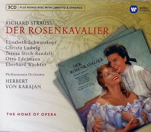 R.STRAUSS: DER ROSENKAVALIER/HERBERT VON KARAJAN/ヘルベルト・フォン・カラヤン/EMI ⇒  WARNER CLASSICS移行商品｜CLASSIC｜ディスクユニオン・オンラインショップ｜diskunion.net