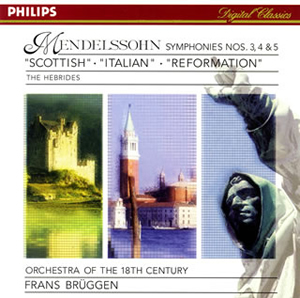 Mendelssohn Symphonies Nos 3 4 5 メンデルスゾーン 交響曲第3 4 5番 Frans Bruggen フランス ブリュッヘン Classic ディスクユニオン オンラインショップ Diskunion Net