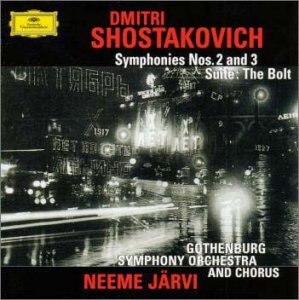 NEEME JARVI / ネーメ・ヤルヴィ / ショスタコーヴィチ: 交響曲第2番 & 第3番「メーデー」 / バレエ組曲「ボルト」