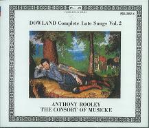 ANTHONY ROOLEY / アントニー・ルーリー  / ダウランド:リュート歌曲全集第2巻