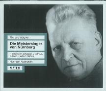HERMANN ABENDROTH / ヘルマン・アーベントロート / R.WAGNER:DIE MEISTERSINGER VON NURNBERG