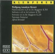 OTTO KLEMPERER / オットー・クレンペラー / MOZART:CONCERTO N.25 PER PIANOFORTE