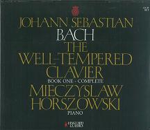 MIECZYSLAW HORSZOWSKI / ミエチスワフ・ホルショフスキ / BACH:WELL-TEMPERED CLAVIER.BOOK 1