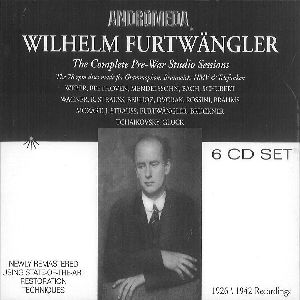 WILHELM FURTWANGLER / ヴィルヘルム・フルトヴェングラー / COMPLETE PRE-WAR STUDIO SESSIONS