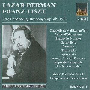 LAZAR BERMAN / ラザール・ベルマン / LAZAR BERMAN PLAYS FRANTZ LISZT