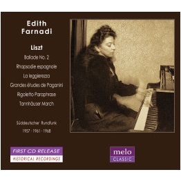 EDITH FARNADI / エディト・ファルナディ / LISZT: PIANO WORKS
