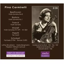 PINA CARMIRELLI / ピーナ・カルミレッリ / FRANCK, BEETHOVEN, BRAHMS & MOZART: VIOLIN SONATAS