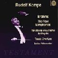RUDOLF KEMPE / ルドルフ・ケンペ / BRAHMS: SYMPHONIES 1-4 / ブラームス:交響曲全集
