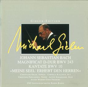 MICHAEL GIELEN / ミヒャエル・ギーレン / BACH:MAGNIFICAT BWV 243/KANTATE BWV 10