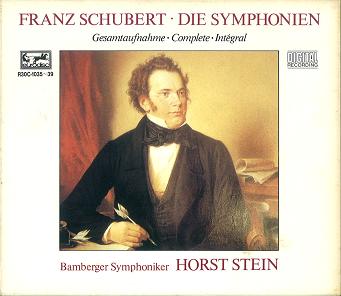 HORST STEIN / ホルスト・シュタイン / シューベルト:交響曲全集&ロザムンデの音楽