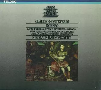 NIKOLAUS HARNONCOURT / ニコラウス・アーノンクール / MONTEVERDI : L'Orfeo / モンテヴェルディ:歌劇「オルフェオ」全曲