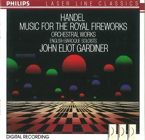 JOHN ELIOT GARDINER / ジョン・エリオット・ガーディナー / HANDEL : MUSIC FOR THE ROYAL FIREWORKS / ヘンデル:組曲「王宮の花火の音楽」