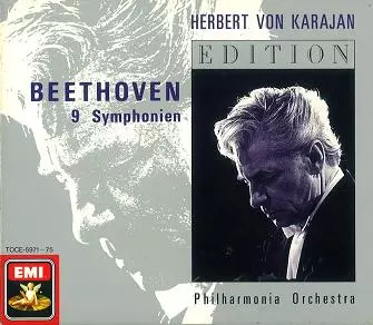 HERBERT VON KARAJAN : BEETHOVEN 9 Symphonien / ベートーヴェン