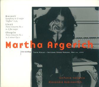 MARTHA ARGERICH : LIVE RECORDINGS / リスト/ショパン:ピアノ協奏曲 