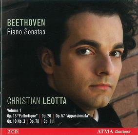 CHRISTIAN LEOTTA / クリスティアン・レオッタ / BEETHOVEN : PIANO SONATAS  / ベートーヴェン:ピアノ・ソナタ集 Vol.1