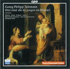 Telemann : Four Cantatas / テレマン: カンタータ集/HERMANN MAX