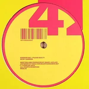 HORROR INC. / ホラー・インク / I Plead Guilty In My Garden