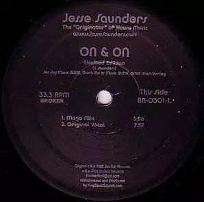 JESSE SAUNDERS / ジェシー・サンダース / On & On