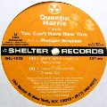 QUENTIN HARRIS / クエンティン・ハリス / You Can't Have New York