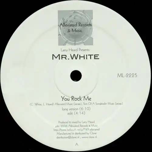MR.WHITE(LARRY HEARD) / YOU ROCK ME(REPRESS) 