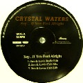 CRYSTAL WATERS / クリスタル・ウォーターズ / Say... If You Feel Alright